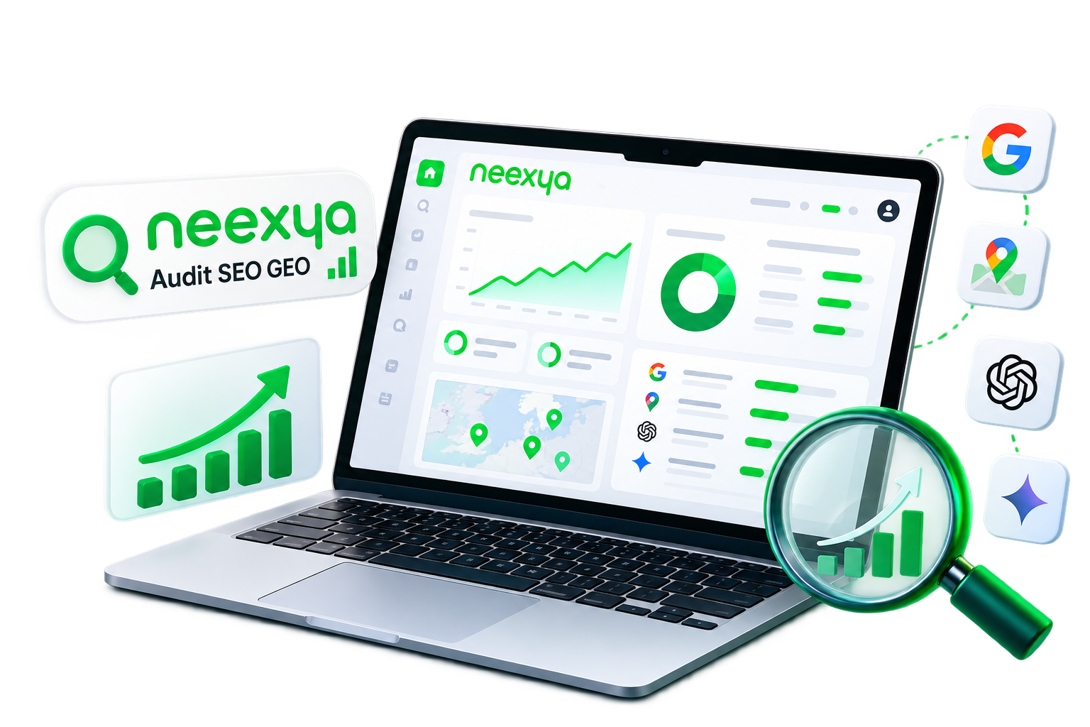 Audit SEO local et GEO dans Neexya Glass